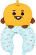LINE FRIENDS Official BT21 Baby Tatton Reversible Neck Pillow - SHOOKY, 2-Side Travel Neck Pillow Cushion for Airplane, Road Trip Essentials, Kpop Merch, Gift for Girls and Kpop Fans, 1 Count by LINEFriends