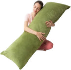 1 MIDDLE ONE Body Pillow, Memory Foam Body Pillows for Adults Sleeping, Long Pillow for Bed, Big Large Firm Full Body Pillow for Side Sleeper, 20x54 Inch, Sage Green by 1MIDDLEONE