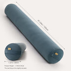 Body Pillow for Adults,Long Round Pillow,Big Cylindrical Pillow,Large Full Bolster Pillows for Side Sleepers (Slate Blue, 47.24"*7.87") - Image 2