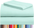 Twin Size Sheets Set, Cooling & Soft Deep Pocket Bed Sheets, 3PC by LuxClub