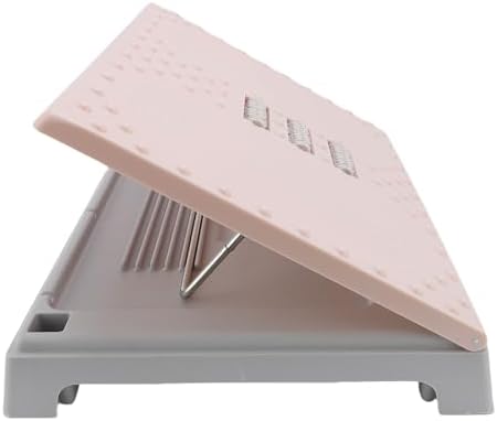 Dpofirs Under Desk Footrest, Standing Rest for Under Height Adjustable Desk, Ergonomic Stool Against Foot Detachable for Home Airplane Office Office (PINK) - Image 4
