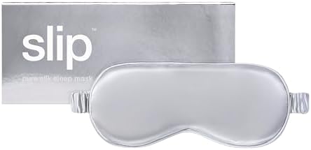 Slip Silk Sleep Mask, Silver | Gentle on Delicate Skin by SLIP
