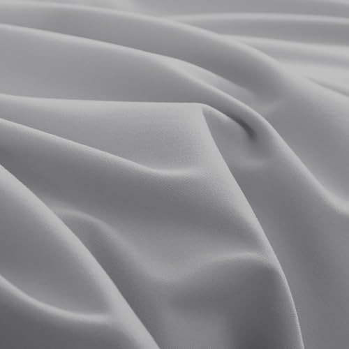 Mocassi King Size 4-Piece Bed Sheet Set - 1800 Premium Hotel Quality Microfiber 18-24 Inches Extra Deep Pocket Fitted Sheet- Luxury Soft, Breathable, Wrinkle, and Fade Resistant, Silver - Image 7
