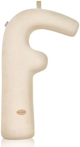 FLORICH Memory Foam Kids Travel Pillow, Car Sleeping Pillow, F-Shape Car Pillows for Adults and Children, Traveling Car Pillow for Kids with Removable Pillowcase (Dark Beige) by FLORICH