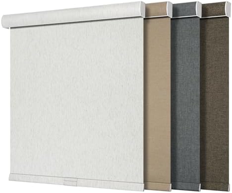 Boolegon Light Filtering Roller Shades for Windows,Light Beige,27"W x 36"H by Boolegon