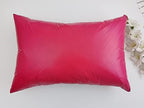 2pcs PU Waterproof Pillowcases with Zipper Pillow Protectors, Dust Proof, Grease Proof, Dog Proof, Extends Pillow Life, Utility Patent Pillow Covers, Beddings (Queen(20"*30"), Rose Red) - Image 2