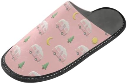 Travel Slippers Camper Pattern Vintage Travel - Image 4
