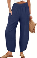 ANRABESS Womens Wide Leg Palazzo Capri Barrel Pants Cropped Trousers by ANRABESS