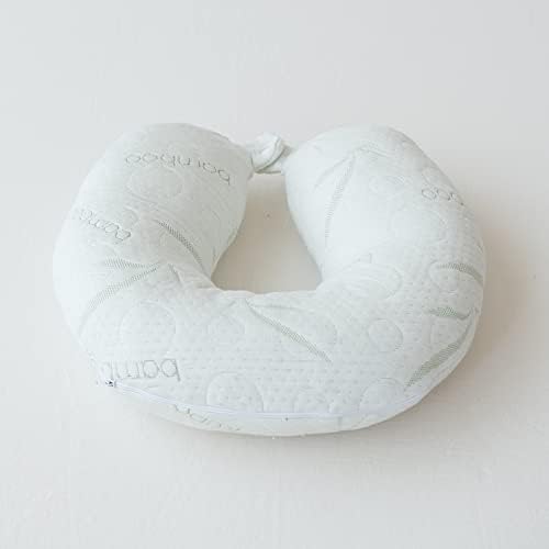 ALL THAT JAZZ Memory Foam Travel Pillow - Cooling Rayon Made from Bamboo and Polyester Cover - U Shaped - Machine Washable - Great for Airplanes and Cars - Image 3