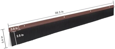 1-Pack Retsun Door Brush Seal, 39.37" L x 2.5" W - Image 3