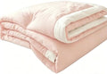 100% Cotton Summer Comforter,Ultra Soft Breathable Lightweight Quilt,Machine Washable for Hot Sleepers&Travel. (Pink, XL(60''×78'')) by Unknown
