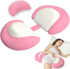 Pregnancy Pillows for Sleeping, Memory Foam Cooling Maternity Wedge Pillow by YGJT