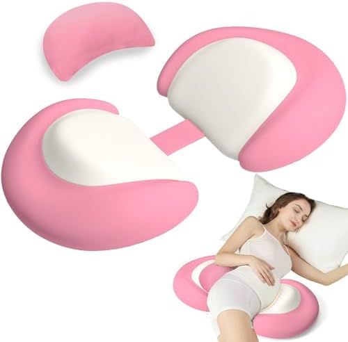 Pregnancy Pillows for Sleeping, Memory Foam Cooling Maternity Wedge Pillow by YGJT