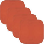 FLYMEI Patio Cushion Covers 21x19x3, Spice, 4Packs by FLYMEI