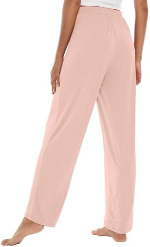 WiWi Pajama Pants for Women Viscose from Bamboo Super Soft Wide Leg Cooling Sweatpants Drawstring Bottoms Sleep Pj Pant S-XXL - Image 2