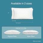 Coop Home Goods Cool Side Pillowcase, King Size Cooling Pillow Case for Hot Sleepers, Two-Sided Pillow Covers, Cozy Side & Cool Side, Ultra Soft Lulltra Cool Technology - Image 5