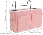 Bedside Hanging Storage Bag 2pcs with Pockets for Dorm Rooms - Image 3