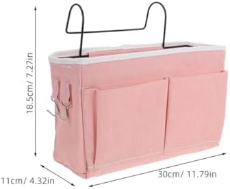 Bedside Hanging Storage Bag 2pcs with Pockets for Dorm Rooms - Image 3