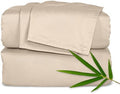 Pure Bamboo Twin XL Sheets, Genuine 100% Organic Viscose Derived from Bamboo Bed Sheet Set, Luxuriously Soft & Cooling, Double Stitching, 2 Year Quality Promise (Twin XL, Almond) by PureBamboo