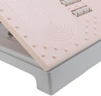 Dpofirs Under Desk Footrest, Standing Rest for Under Height Adjustable Desk, Ergonomic Stool Against Foot Detachable for Home Airplane Office Office (PINK) - Image 7