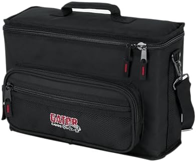 Gator Cases Padded Microphone Carry Bag, Holds (5) Wireless Microphone Systems, (GM-5W) by GatorCases