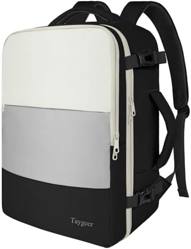Taygeer Carry On Backpack for Men Women, Laptop Bag 17.3" Flight Approved by Taygeer