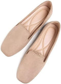 SAILING LU Women's Pointy Toe Ballets Flats PU Leather by SAILINGLUOfficial