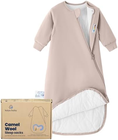 KaiyaBaby Organic Cotton Baby Sleep Sack, Long Sleeve 3.5 TOG, 18-36M by KaiyaBaby