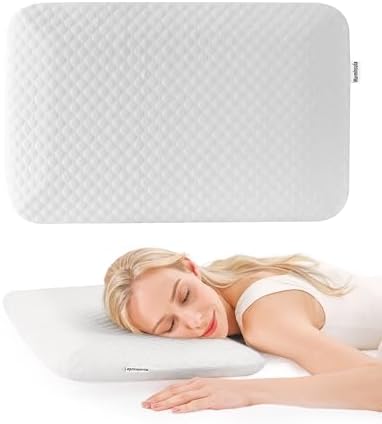 Thin Pillow 2.75" Memory Foam Ultra Slim Pillow for Stomach and Back Sleepers Soft Yet Supportive Flat Stomach Sleeper Pillows by Unknown