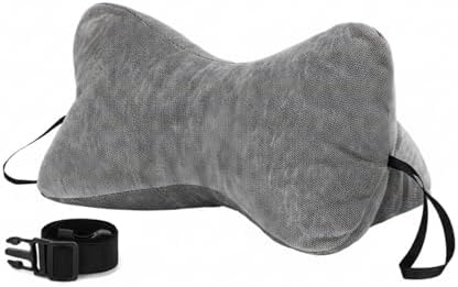AceOrbit Dog Bone Neck Pillow Travel with Removable Cover,Gray by Unknown