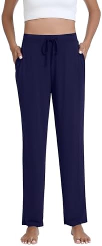 WiWi Pajama Pants for Women Viscose from Bamboo Super Soft Wide Leg Cooling Sweatpants Drawstring Bottoms Sleep Pj Pant S-XXL - Image 2