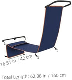 KICHOUSE Portable Airplane Foot Hammock Travel Footrest for Adults for Long Car Train and Plane Journeys Easy to Use Travel Accessory - Image 2