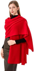 Cashmere Wrap Soft Knitted Scarf Stole for Women Airplane Travel Blanket Shawl 87x28 IN Extra Large Pashmina by Unknown