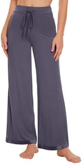 WiWi Bamboo Viscose Pajama Pants for Women Plus Size Cooling Bottoms S-4X by WiWi