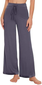 WiWi Bamboo Viscose Pajama Pants for Women Plus Size Cooling Bottoms S-4X by WiWi
