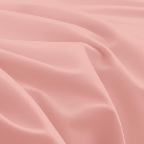 Mocassi Queen Size 4-Piece Bed Sheet Set - 1800 Premium Hotel Quality Microfiber 18-24 Inches Extra Deep Pocket Fitted Sheet- Luxury Soft, Breathable, Wrinkle, and Fade Resistant, Dusty Rose - Image 7