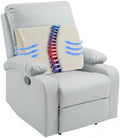 HOMBYS Lumbar Support Pillow for Recliner Chair, Memory Foam Back Support Cushion for Elderly,Extra Large Lumbar Support Pillow,Thick Backrest for Home Reading (Khaki, 20“x13.5"x5") by HOMBYS