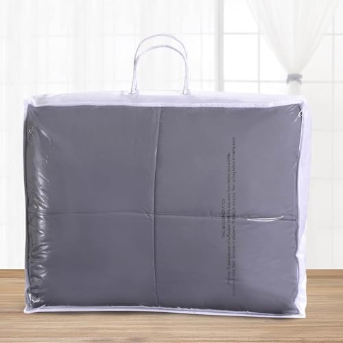 SUPERIOR All Season Down Alternative Comforter, Full/Queen, Silver - Image 5