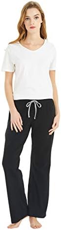 U2SKIIN 2 Pack Pajama Pants for Women Soft, Cotton Comfortable Womens Lounge Lightweight Sleep Pj Bottoms - Image 2