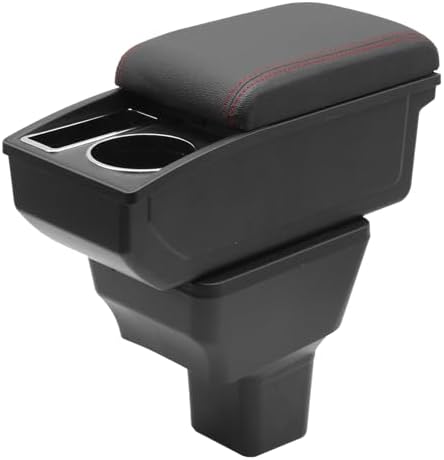 YJYWZH Armrest Box for Nissan Versa Almera Accessories, Red Thread by YJYWZH