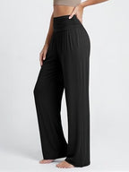 ODODOS Women's Wide Leg Palazzo Lounge Pants with Pockets Light Weight Loose Comfy Casual Pajama Pants-26/28/30"/32" Inseam - Image 2