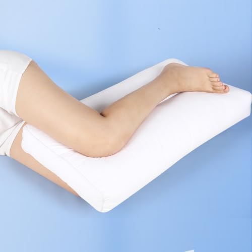 MINUPWELL Knee Pillow for Side Sleepers, 6 Inch Height Between Leg & Under Knee Pillow for Back Sleepers - Leg Pillow with 1200G 7D High Suppot Alternative for Relieving Leg, Back, and Knee Pain by MINUPWELLHome