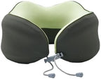 QUQUQ Travel Neck Pillow for Sleeping Slow Rebound U-Shaped Pillow Nap Portable Travel Comfortable(Green) by Unknown