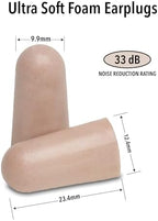 Mack's Ultra Soft Foam Earplugs, 100 Pair - 33dB Highest NRR, Comfortable Ear Plugs for Sleeping, Snoring, Travel, Concerts, Studying and Loud Noise | Made in USA (Pack of 4) - Image 2