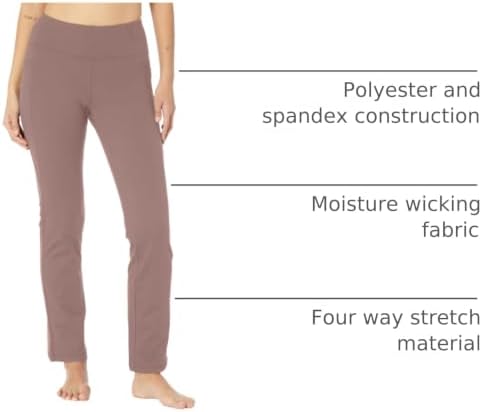 Jockey Women's Premium Pocket Slim Flare Yoga Pants - Image 3