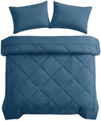 2 in 1 All Season Microfiber Duvet, Lightweight Breathable Bed Comforter, D by Unknown