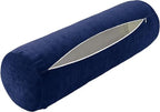 Neck Roll Pillow Case Cover Only - Cervical Pillowcovers with Zipper Cylinder Soft Bolster Pillowcases for Cylindrical Cushion(15,2pcs:30x12cm/12x5) by Unknown
