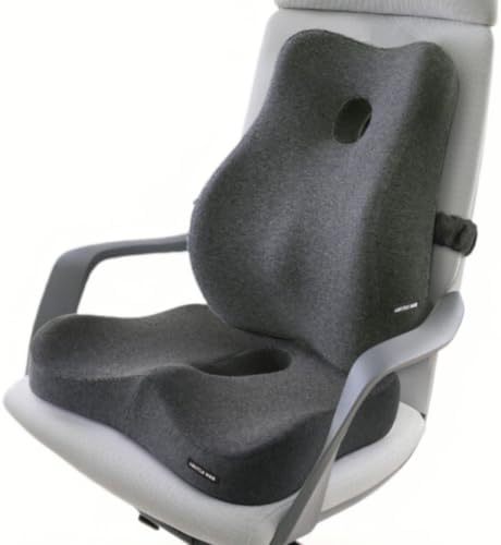 Coccyx Seat Cushion, Sciatica Pain Relief Tailbone Cushion for Office Chair, Car Seat, and Home Seat, Office Chair Cushions for Back and Butt(Dark Grey) by Karmadrenix