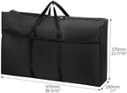 QWORK® 2 Pcs 180L Large Storage Bag with Zippers, Waterproof Oxford Fabric Bags for Clothes, Bedding and More, 100 * 58 * 28 cm - Image 2