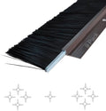 9-Pack Retsun Garage Door Brush Seal, 39.37" L x 2.5" W, Total 29.53 FT by HOME